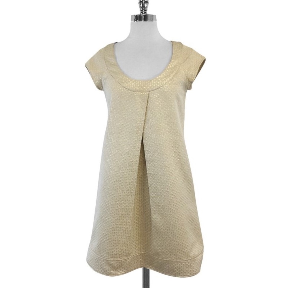 Diane Von Furstenberg Gold Shift Dress